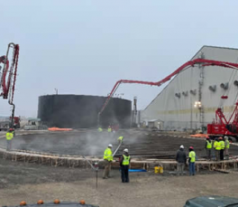 The Lura Screed can handle large project and circular pours. The Lura Screed can handle large project and circular pours.